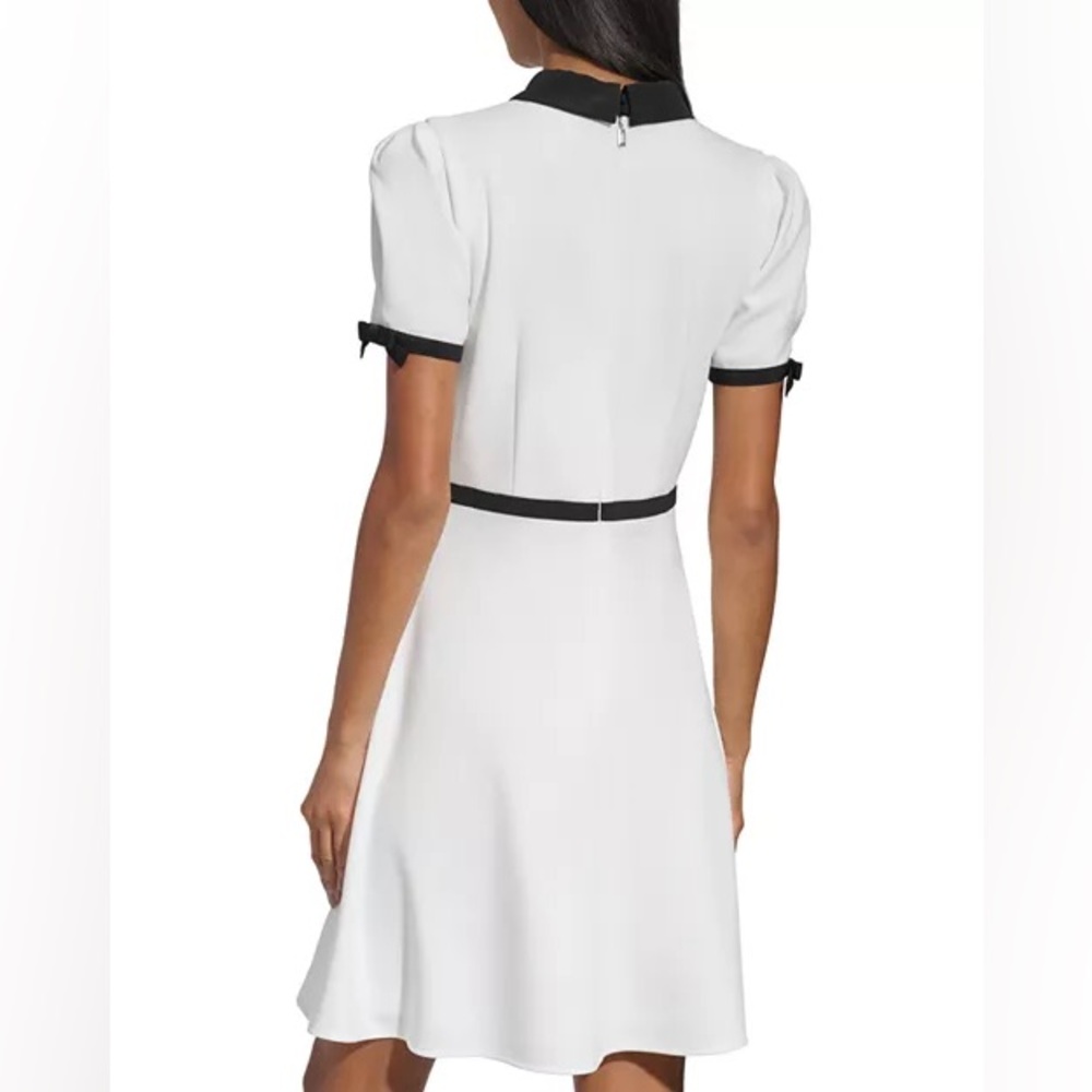 KARL LAGERFELD PARIS
Bow Sleeve A Line Mini Dress - Picture 4 of 12